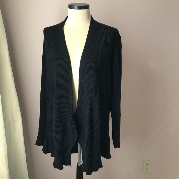 Eileen Fisher Sweaters - Eileen Fisher Ribbed Merino Open Front Cardigan XL
